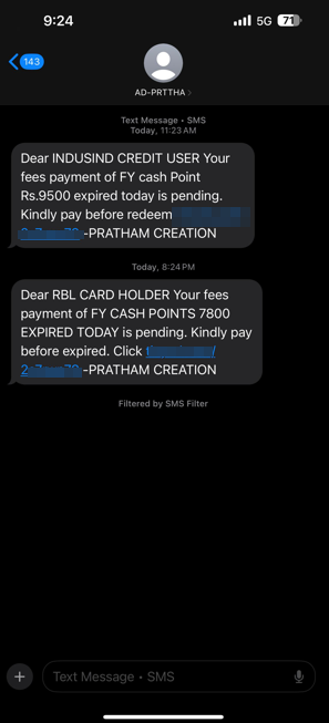 Scam Message